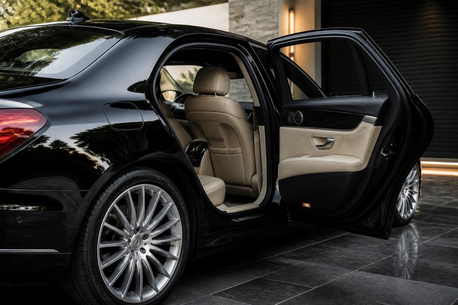 Luxury car finished with a full deep clean inside and out.